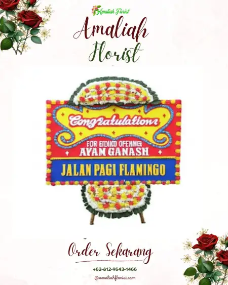 Sewa Papan Bunga Bambukuning